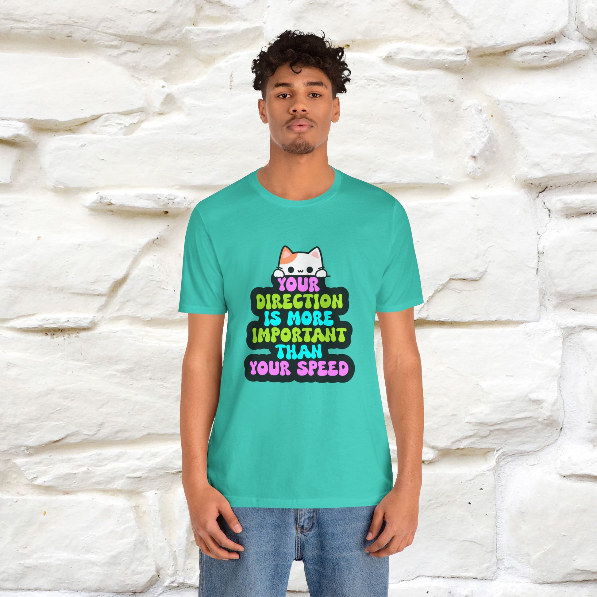 "Your Direction Is More ..." |  Cat T-shirt | Nunu&Miao Studio - Nunu&Miao Studio