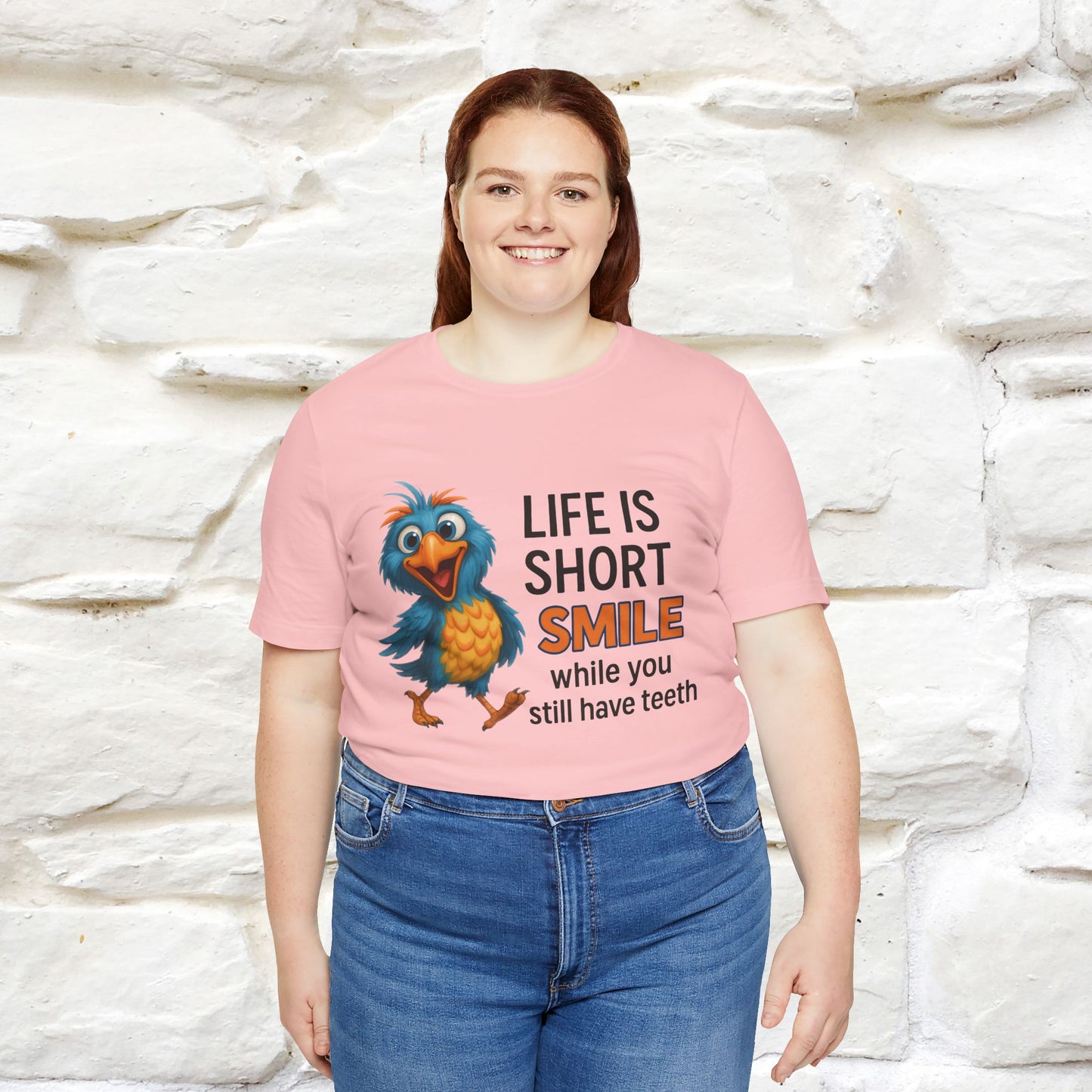 "Life Is Short Smile While ..." |Funny T-Shirt | Nunu&Miao Studio - Nunu&Miao Studio