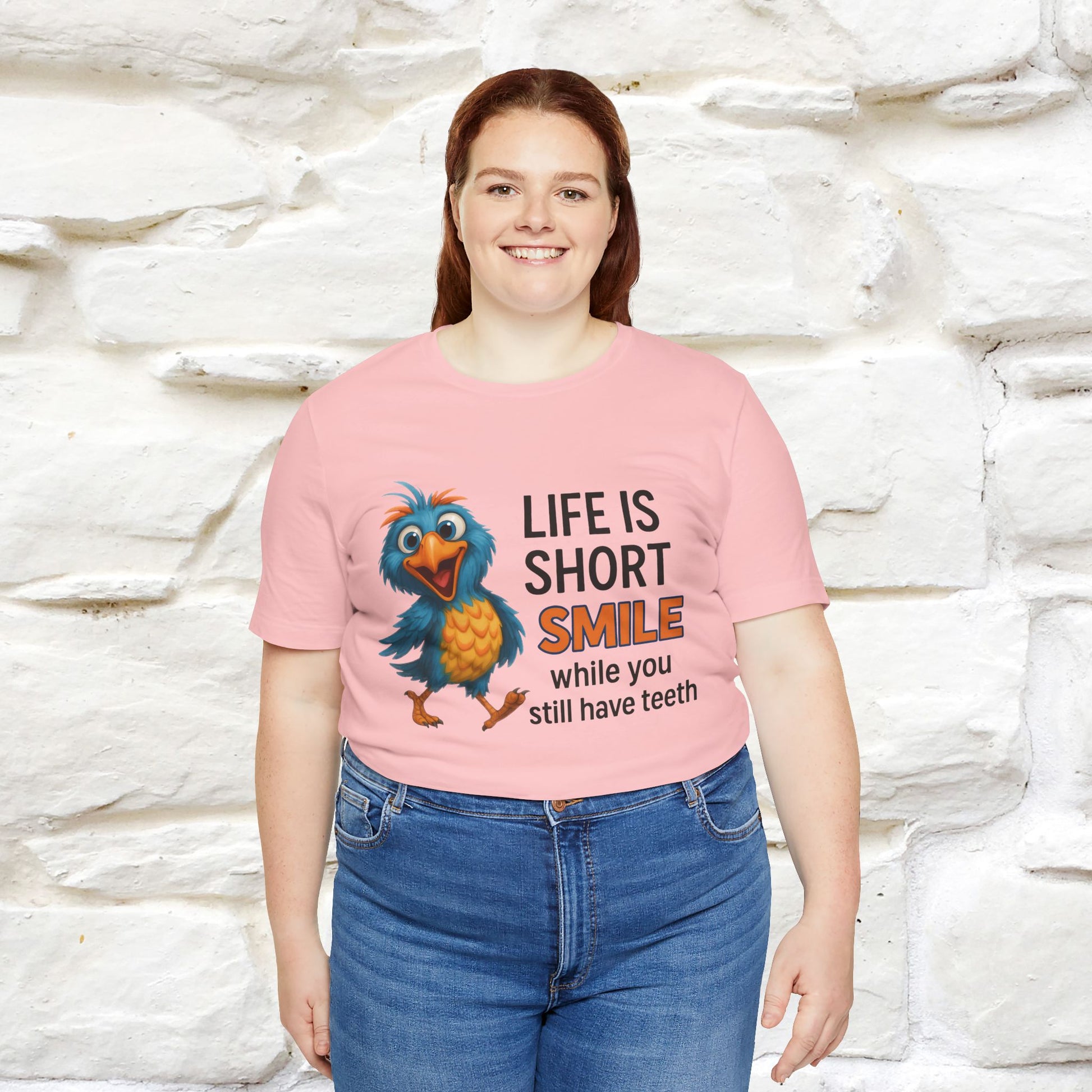 "Life Is Short Smile While ..." |Funny T-Shirt | Nunu&Miao Studio - Nunu&Miao Studio