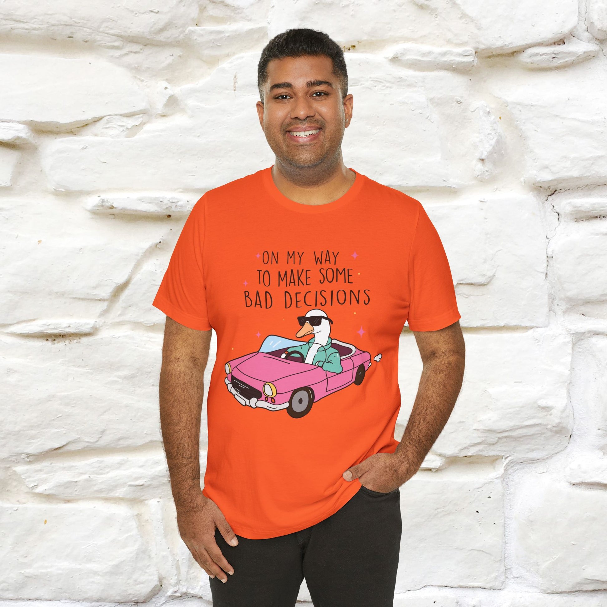 "On My Way To Make Some Bad Decisons"  Funny T-shirt |Nunu&Miao Studio - Nunu&Miao Studio
