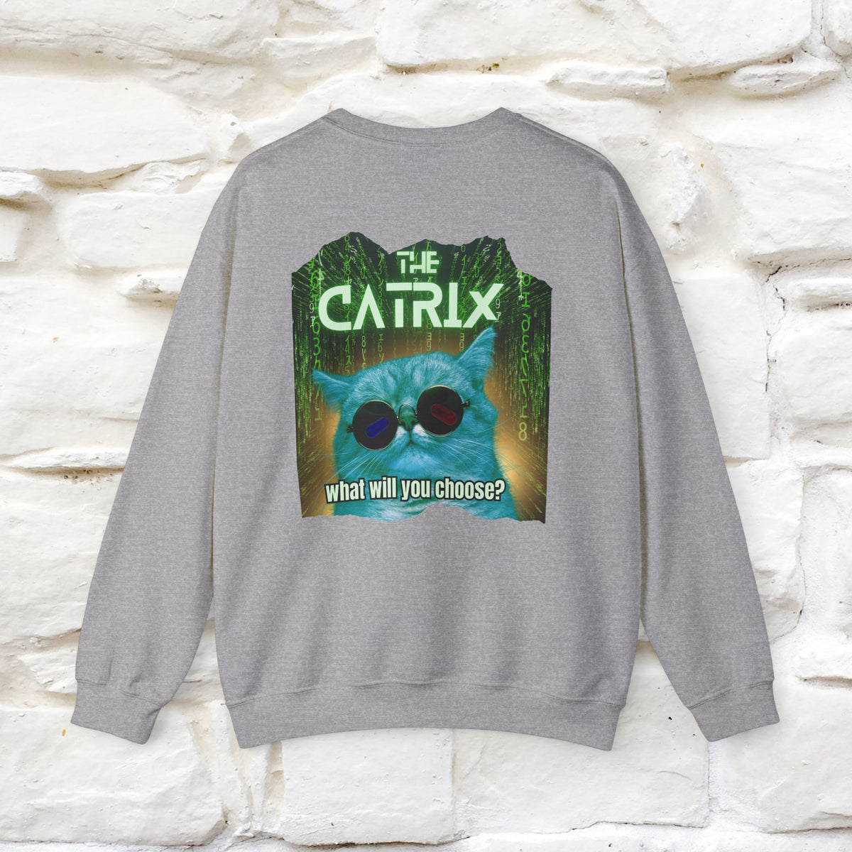 "The Catrix'' |Cat Sweatshirt | Nunu&Miao Studio