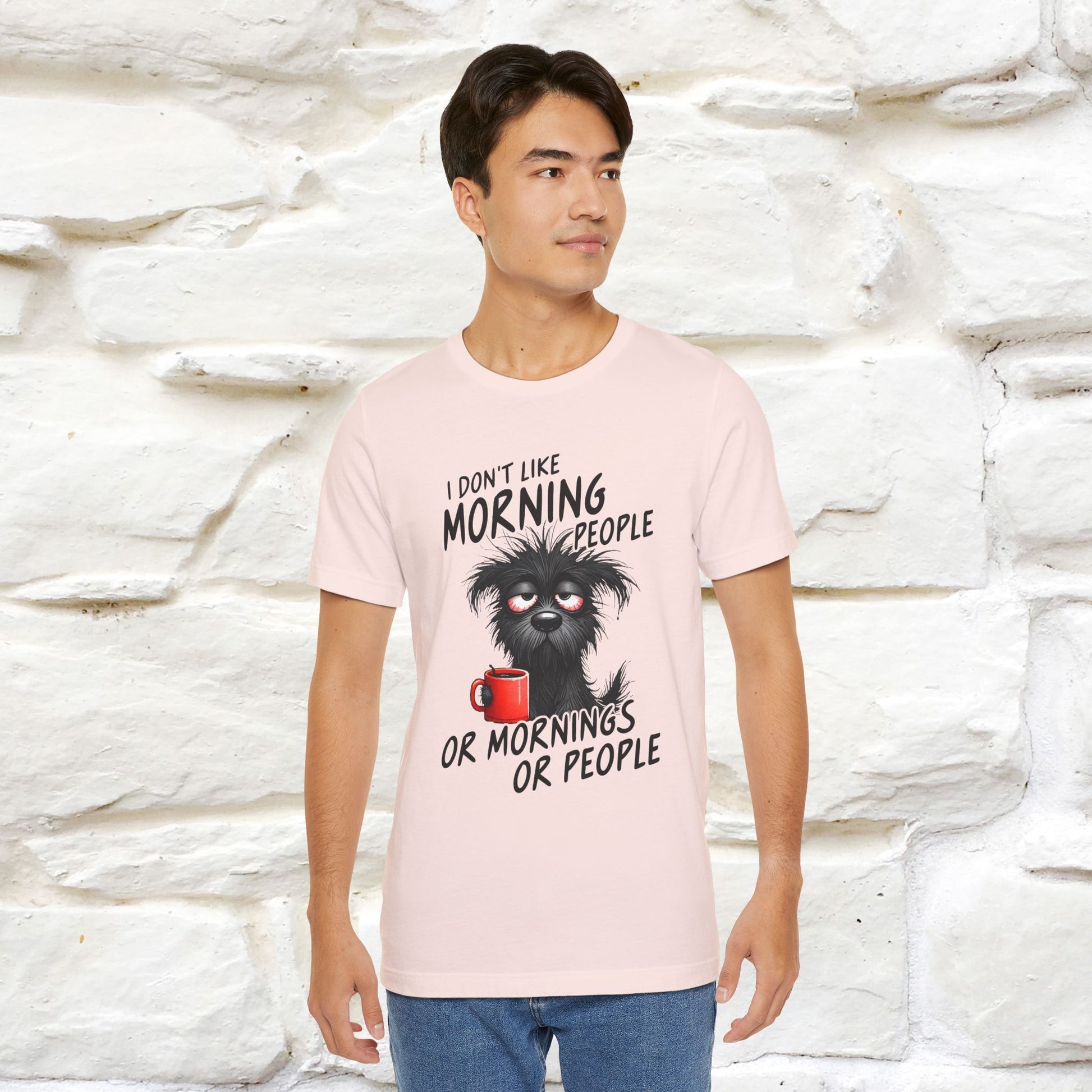 "I Don't Like Morning People..." Funny T-shirt |Nunu&Miao Studio - Nunu&Miao Studio