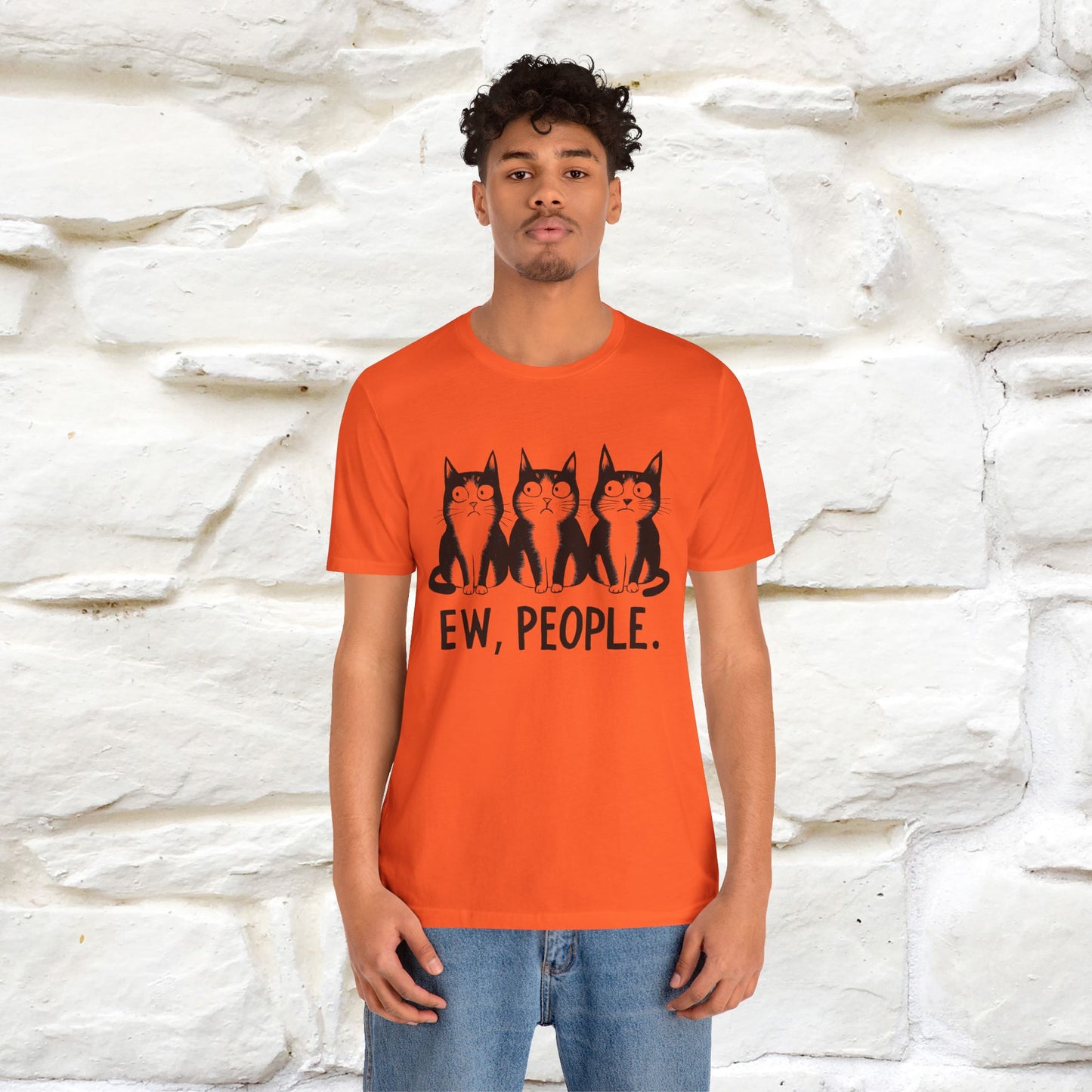 Ew, People | Funny Cat T-Shirt | Nunu&Miao Studio - Nunu&Miao Studio