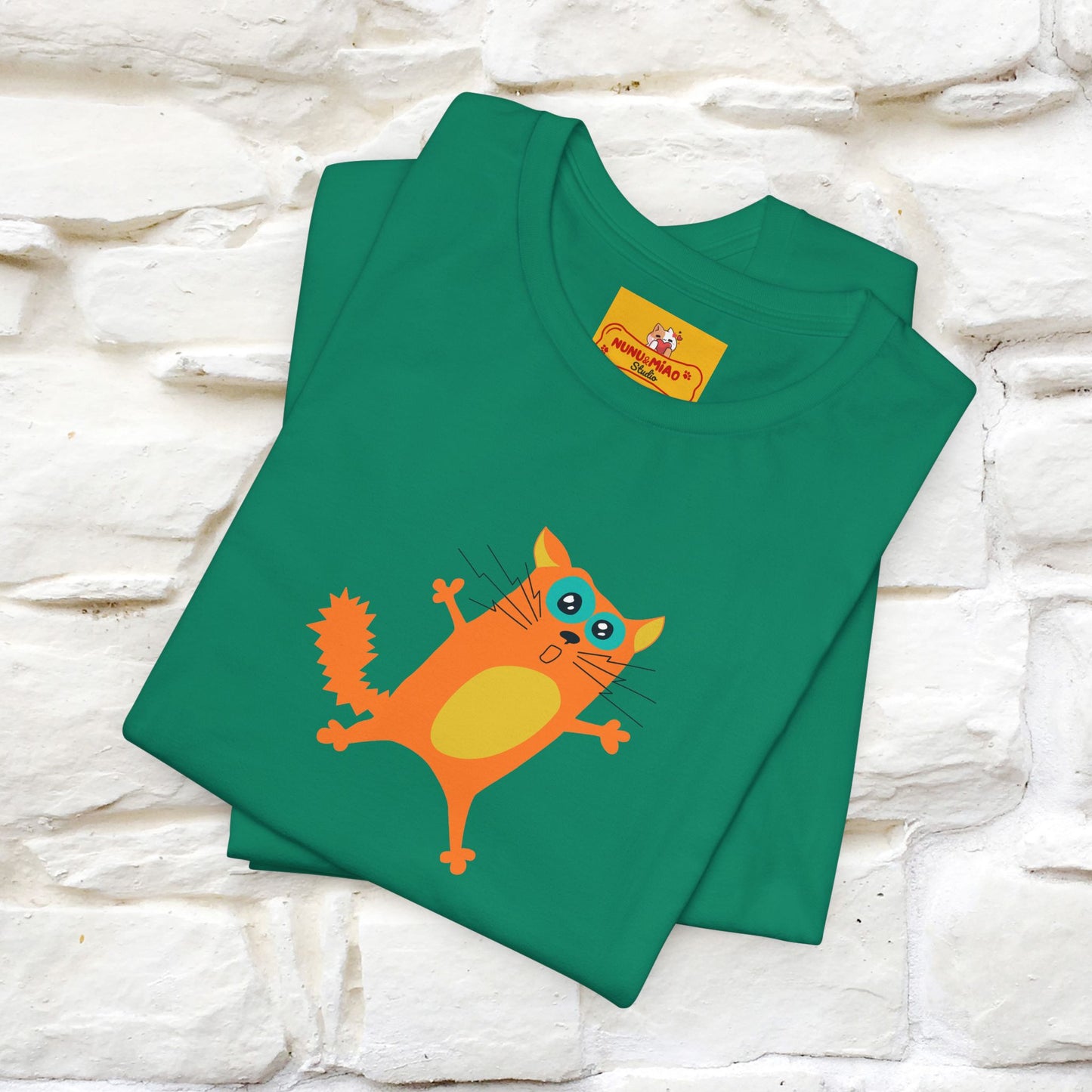 "It Always Seems Impossible Until It’s Done" Cat T-Shirt| Front & Back Design | Nunu&Miao Studio - Nunu&Miao Studio