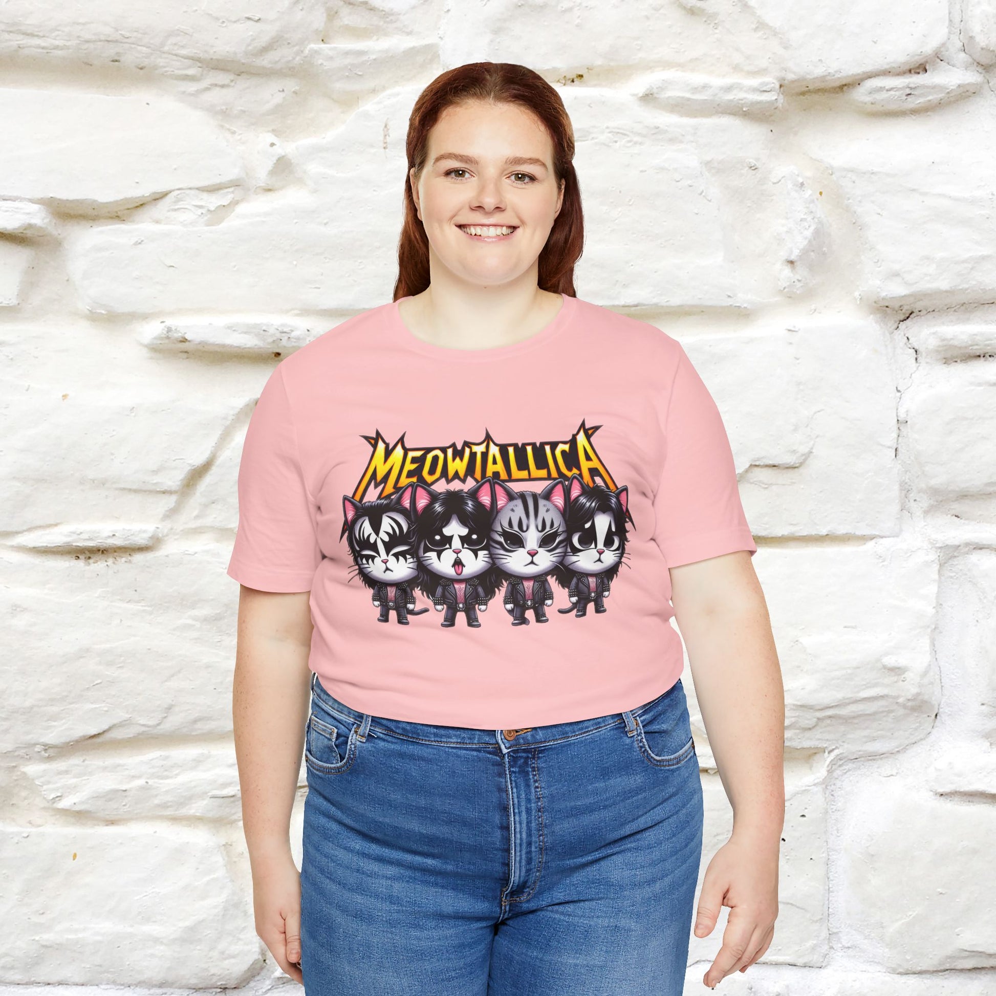 Meowtallica T-Shirt | Rock-Inspired Cat Tee| Nunu&Miao Studio - Nunu&Miao Studio