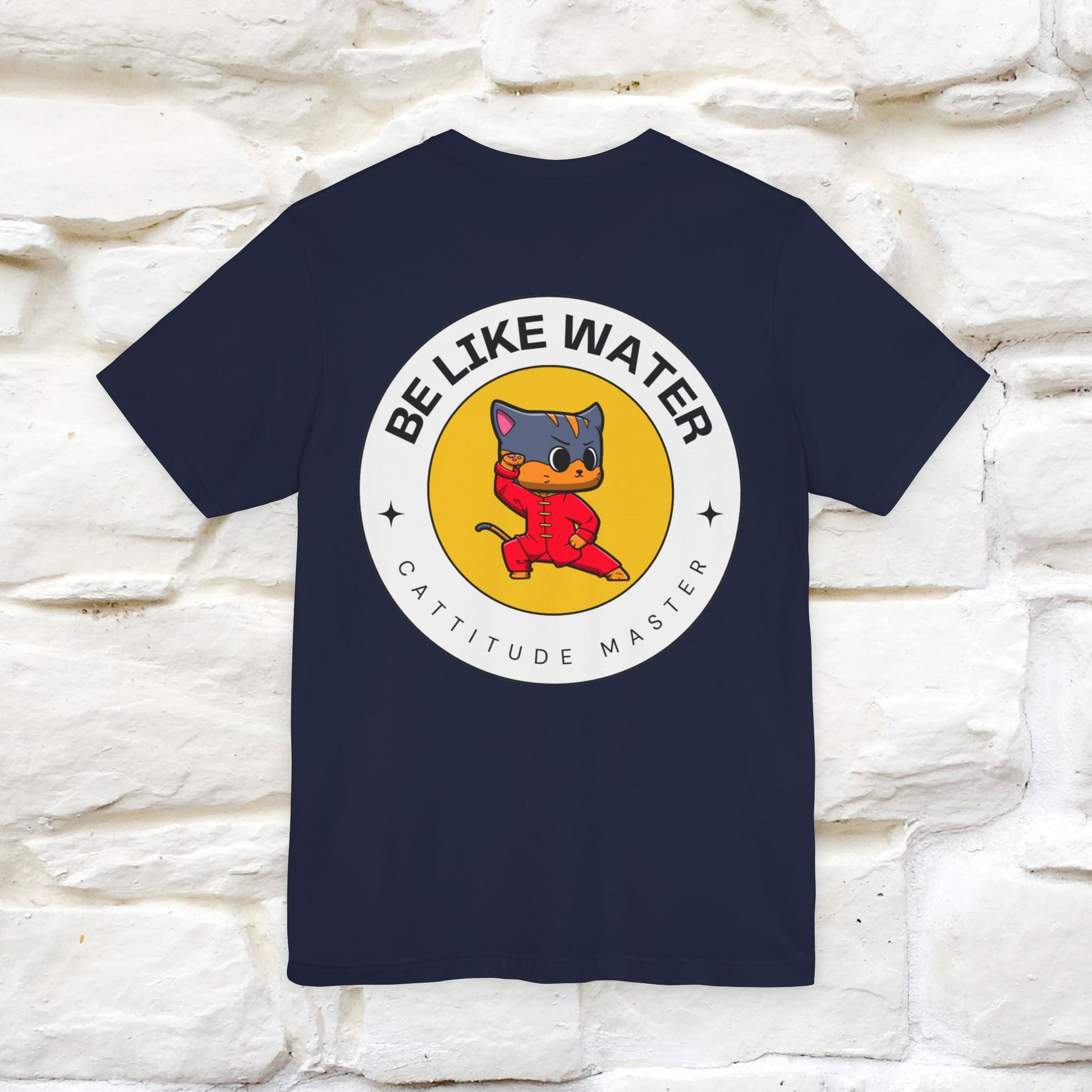 "Be Like Water: Cattitude Master | Cat T-Shirt |Nunu&Miao Studio - Nunu&Miao Studio