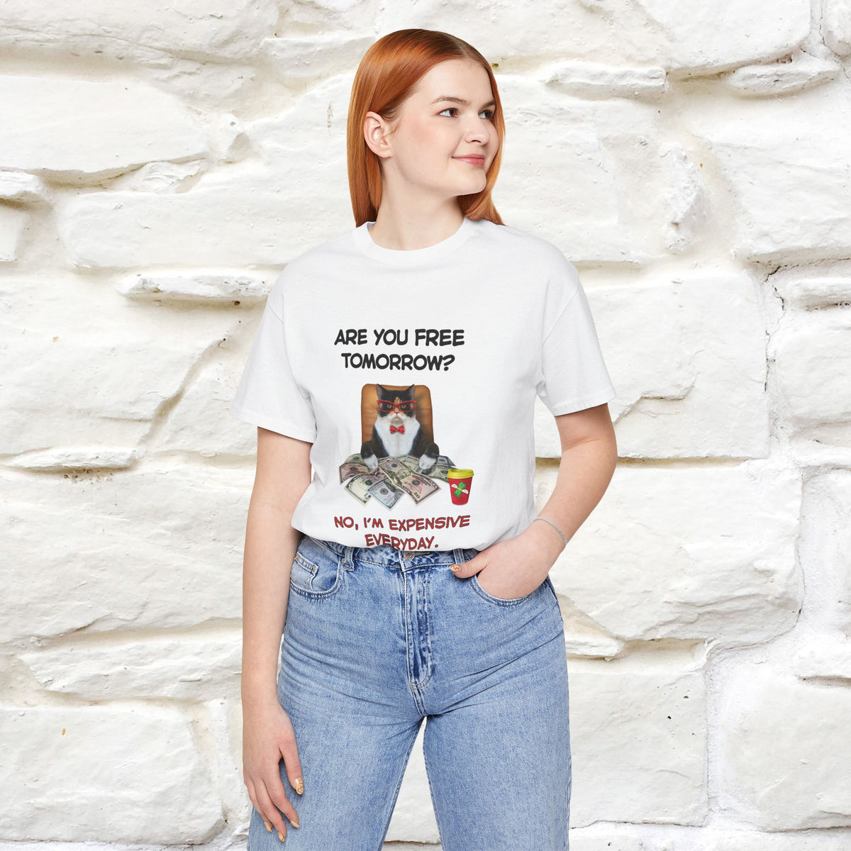 “Are You Fee Tomorrow?” | Cat T-Shirt | Nunu&Miao Studio