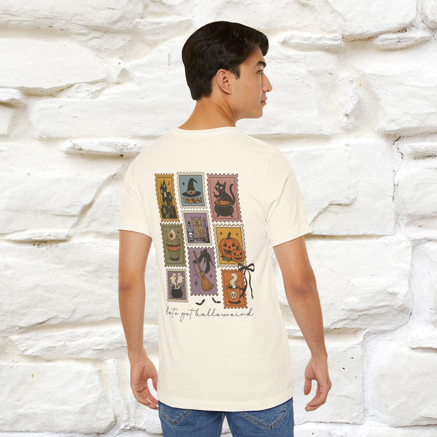 "Let-s Get Halloweeind" Hakkoween Cat T-shirt |Nunu&Miao Studio - Nunu&Miao Studio