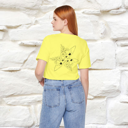 "Trinity'' Cat T-Shirt Front and Back Design | Nunu&Miao Studio - Nunu&Miao Studio