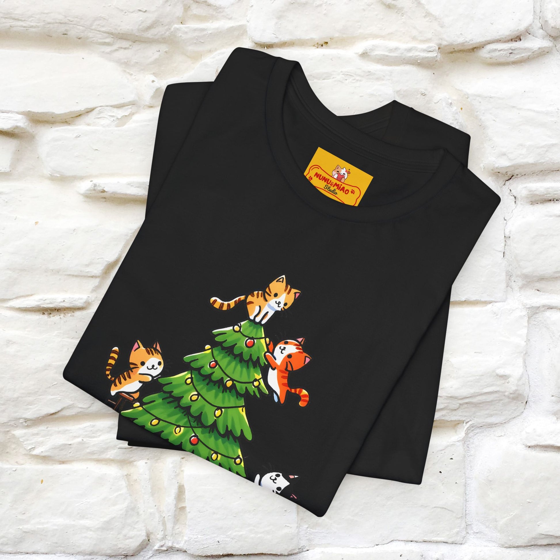 ''Merry Catmas'' | Cattitude Christmas Tee| Nunu&Miao Studio - Nunu&Miao Studio