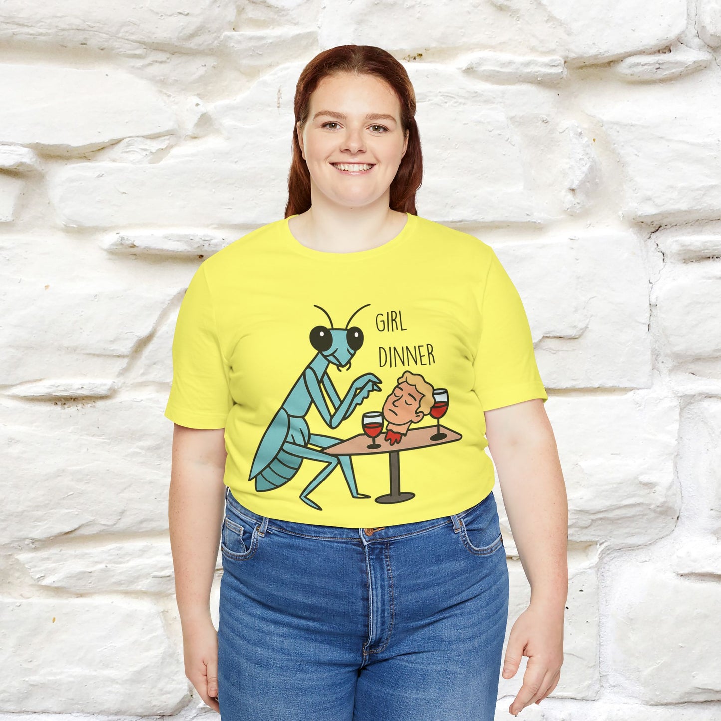 "Girl Dinner" Funny T-shirt |Nunu&Miao Studio - Nunu&Miao Studio