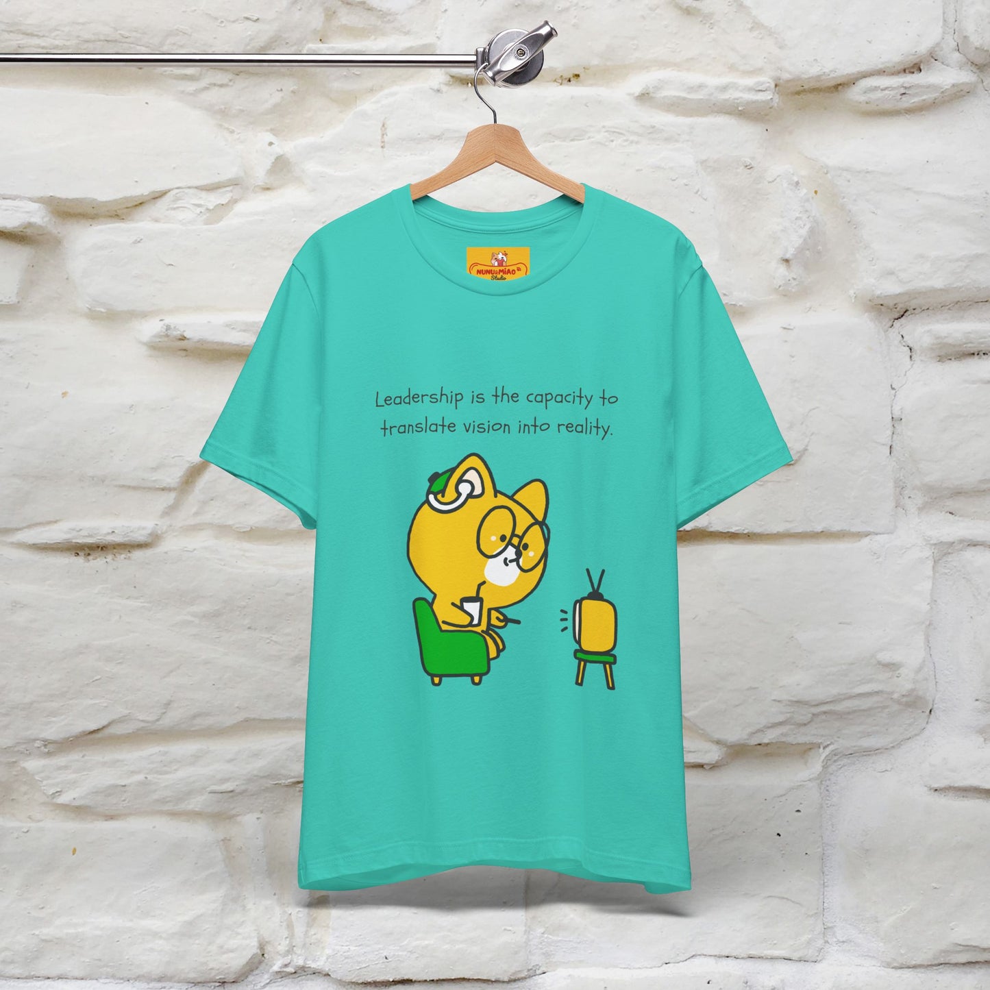 "Leadership Is the Capacity to Translate ..." Cat T-Shirt  | Nunu&Miao Studio - Nunu&Miao Studio