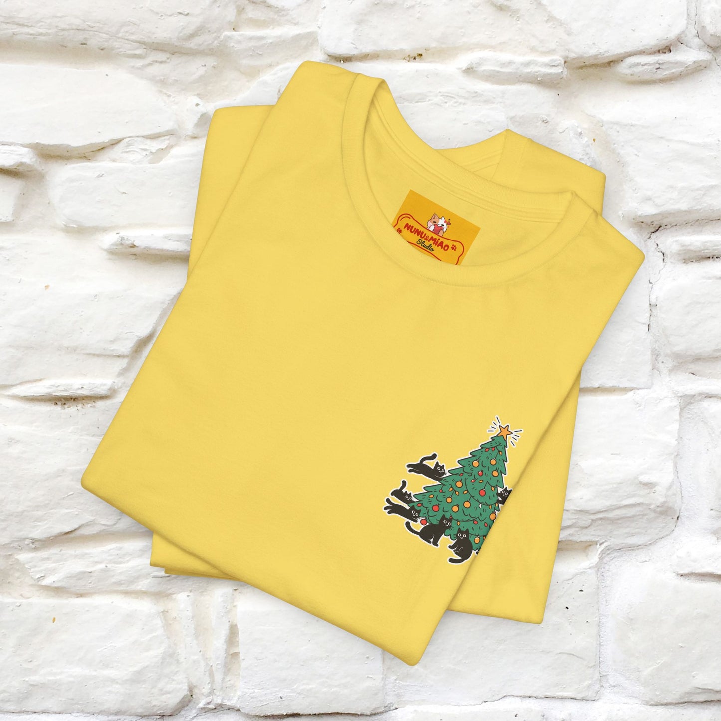 “Cat Christmas Tree” | Cat T-Shirt | Nunu&Miao Studio
