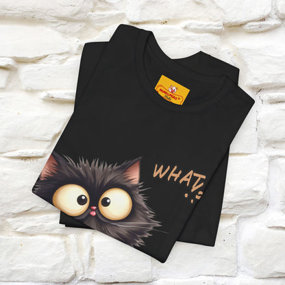 ''What ?'' | Cat T-Shirt  | Nunu&Miao Studio - Nunu&Miao Studio