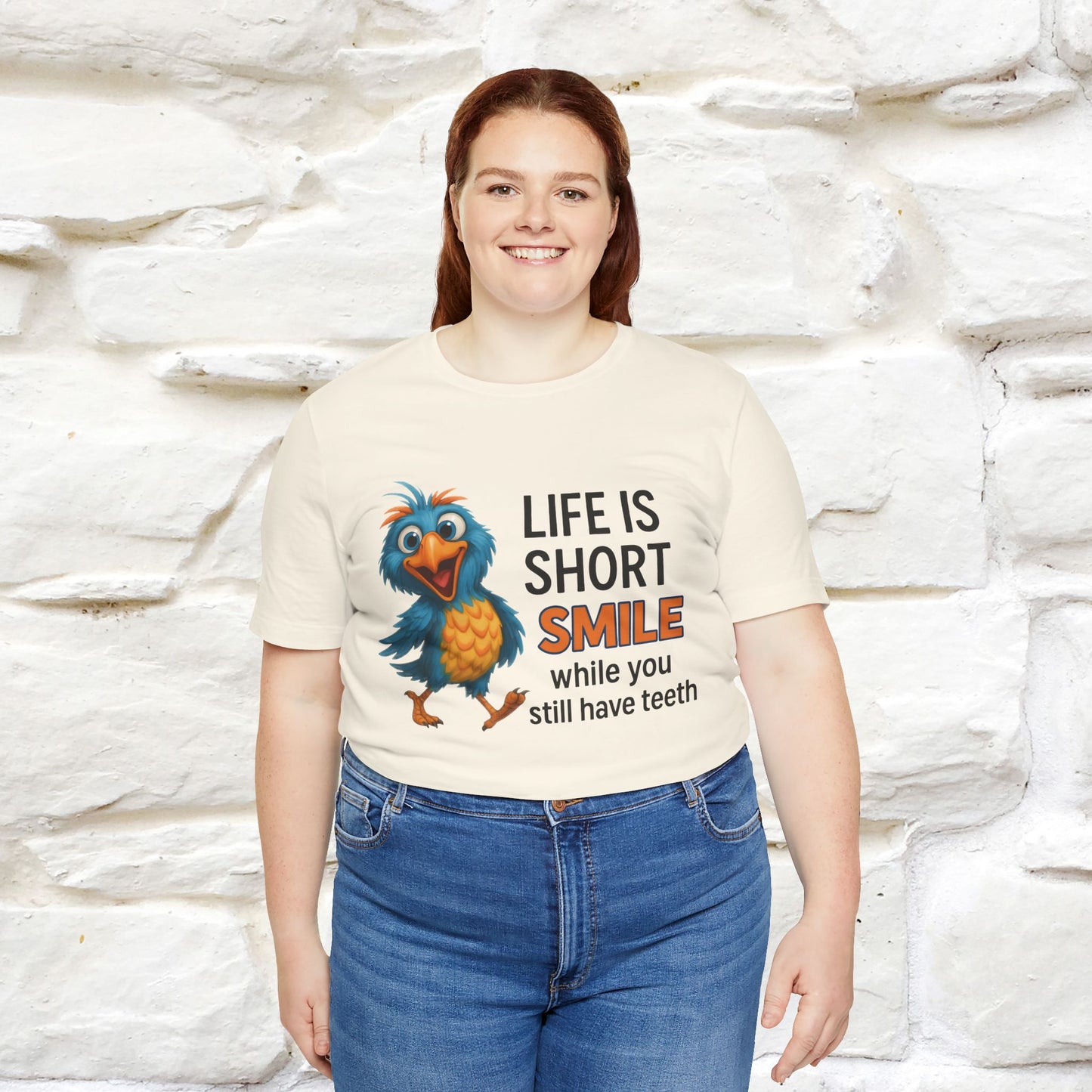 "Life Is Short Smile While ..." |Funny T-Shirt | Nunu&Miao Studio - Nunu&Miao Studio