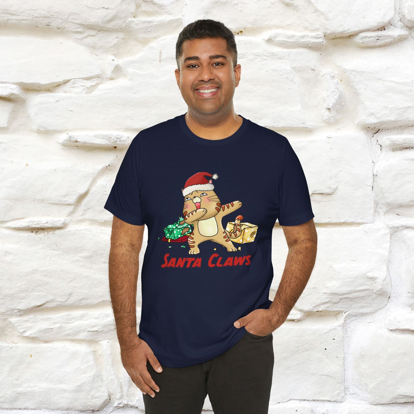 "Santa Claws" |Funny Cat T-Shirt | Nunu&Miao Studio