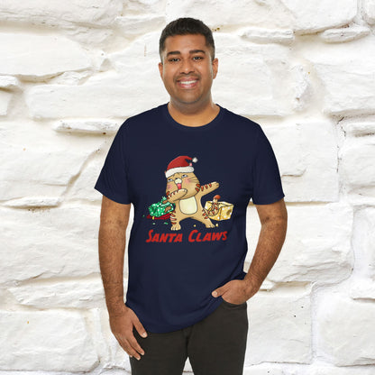 "Santa Claws" |Funny Cat T-Shirt | Nunu&Miao Studio