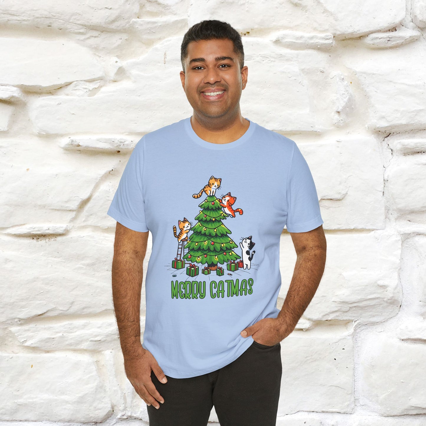 ''Merry Catmas'' | Cattitude Christmas Tee| Nunu&Miao Studio - Nunu&Miao Studio