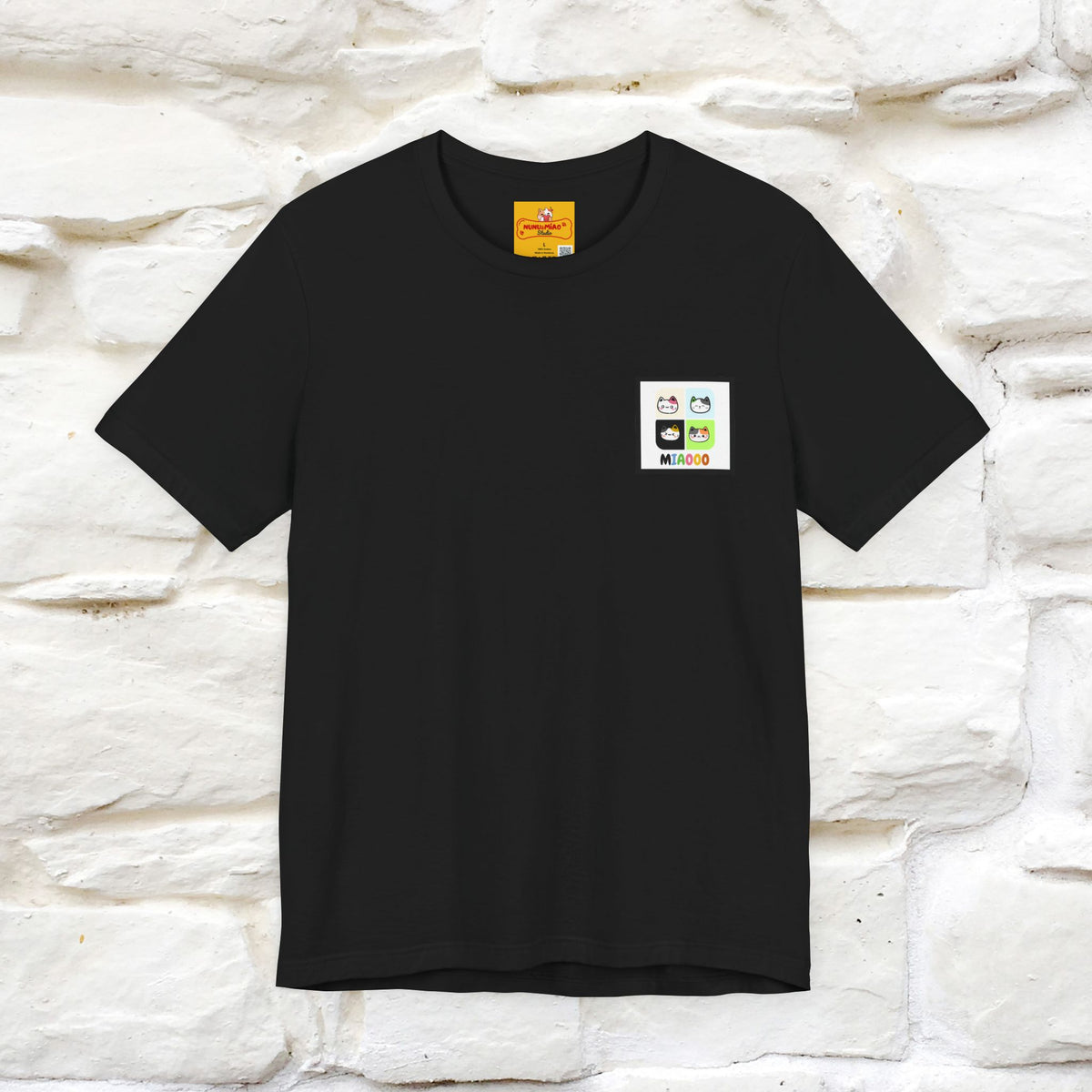 “Miaooo” | Cat T-Shirt | Front & Back Design | Nunu&Miao Studio