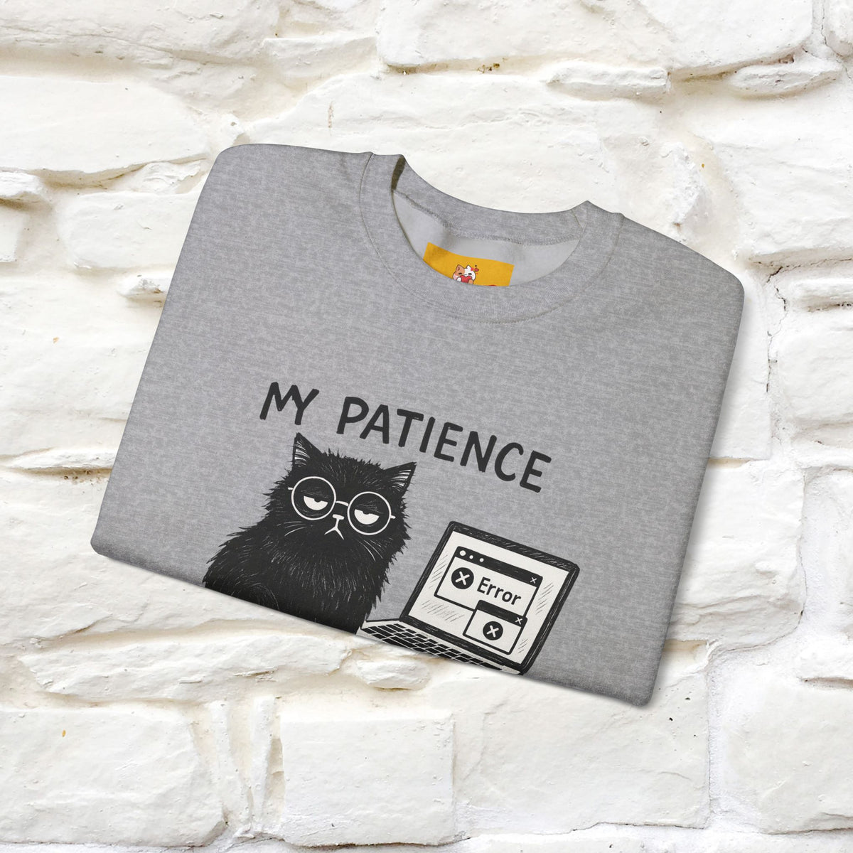 ''My Patience Has Left ...'' | Cute Cat Sweatshirt | Nunu&Miao Studio