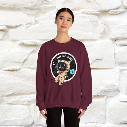 ''Give Me Space'' |Cat Sweatshirt | Nunu&Miao Studio