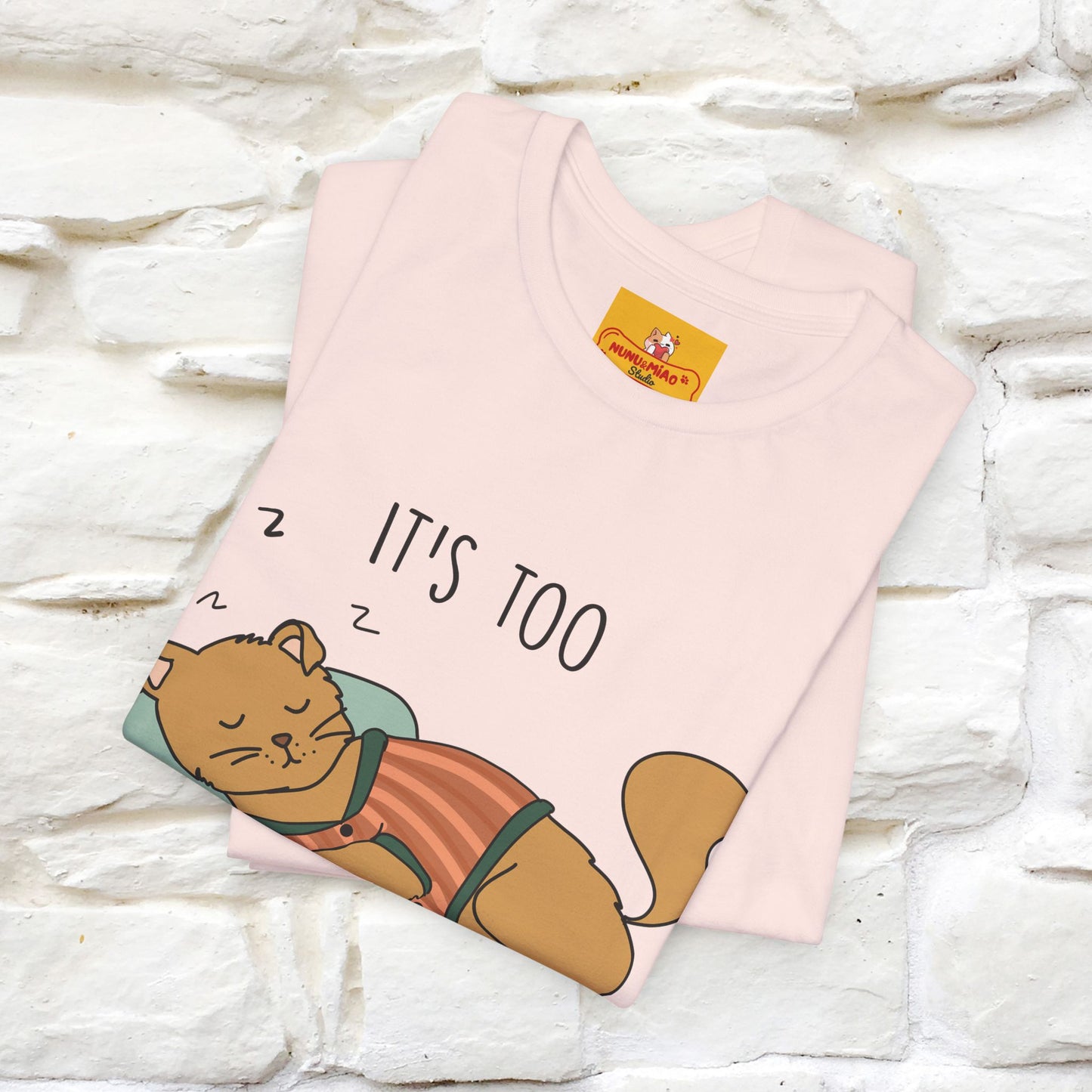 ''It’s Too Peopley Outside'' | Funny Cat T-Shirt | Nunu&Miao Studio - Nunu&Miao Studio