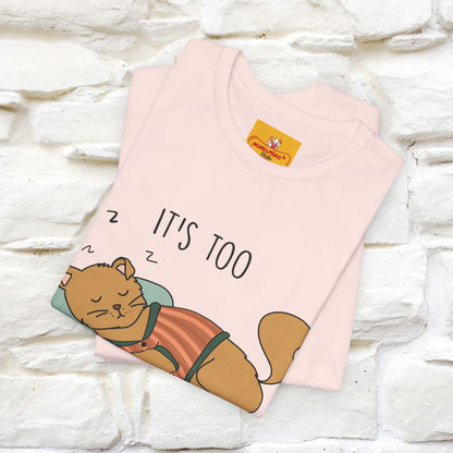 ''It’s Too Peopley Outside'' | Funny Cat T-Shirt | Nunu&Miao Studio - Nunu&Miao Studio