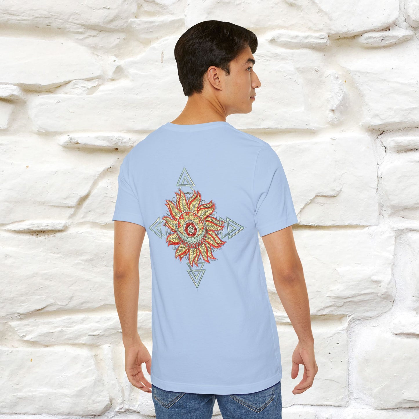 "The Third Eye'' Cat T-Shirt Front and Back Design | Nunu&Miao Studio - Nunu&Miao Studio