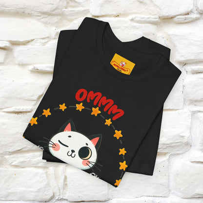 ''Ommm, Keep Calm'' Cat T-Shirt | Nunu&Miao Studio - Nunu&Miao Studio