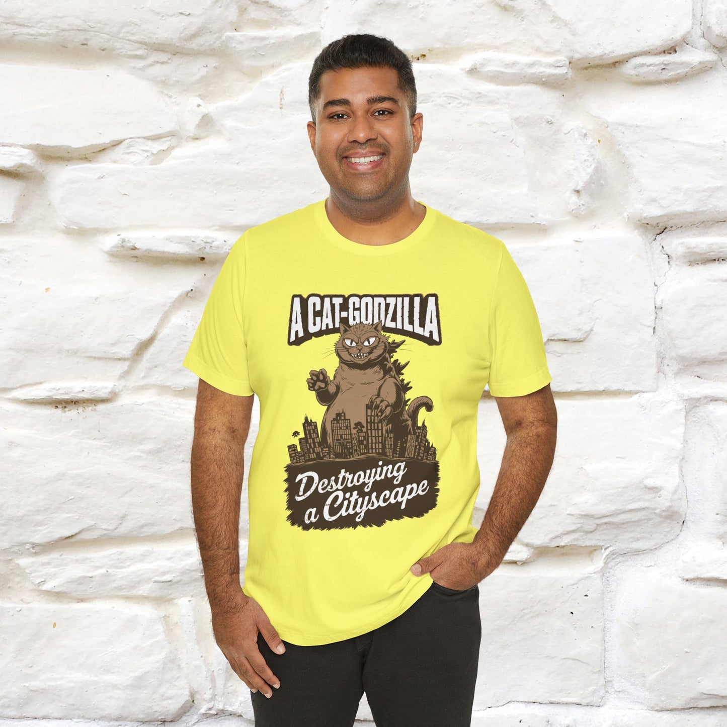 ''A Cat-Godzilla ''| CatT-Shirt | Nunu&Miao Studio - Nunu&Miao Studio