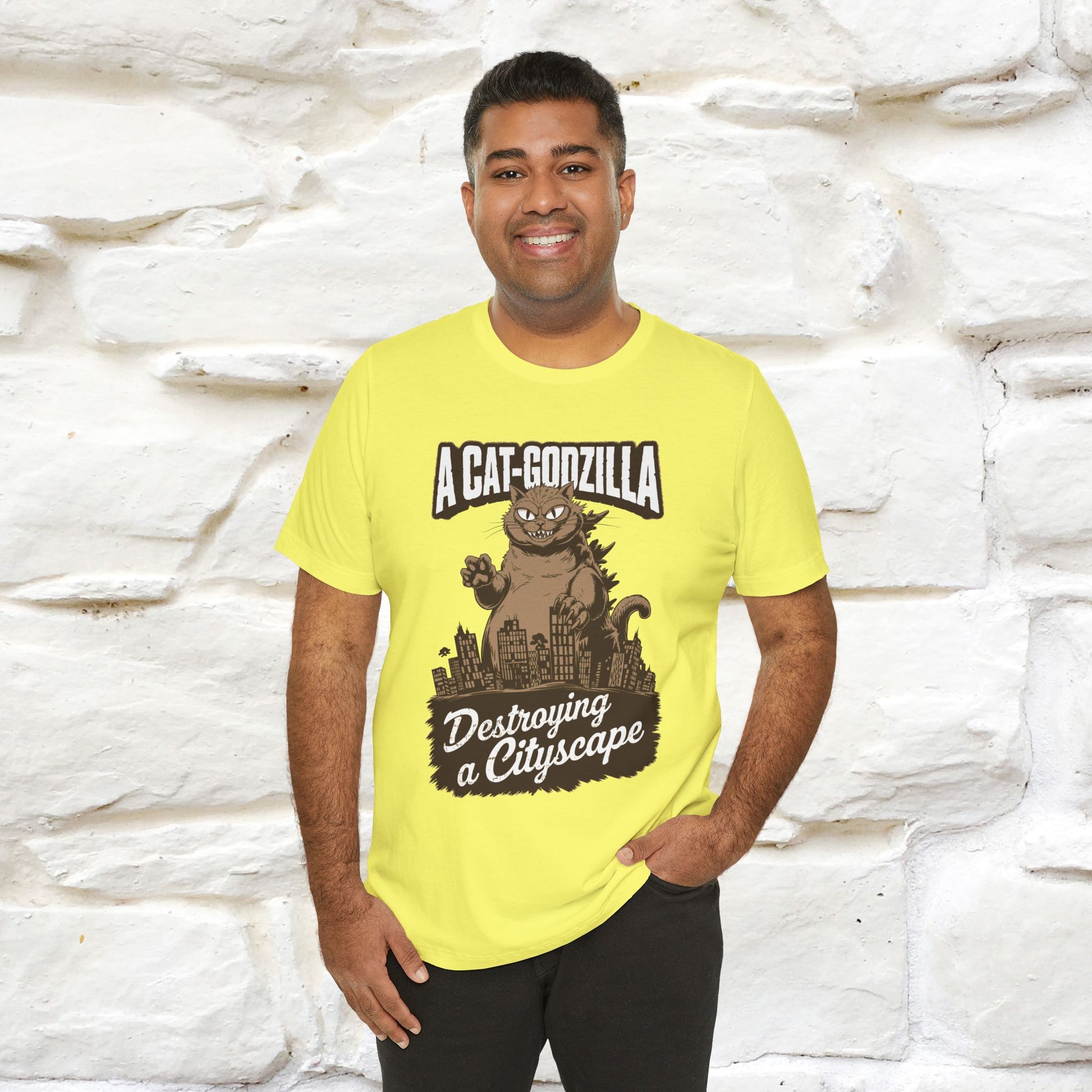 ''A Cat-Godzilla ''| CatT-Shirt | Nunu&Miao Studio - Nunu&Miao Studio