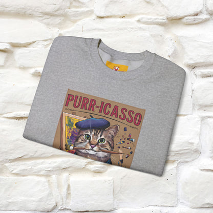 "Purr-icasso.'' |Cat Sweatshirt | Nunu&Miao Studio