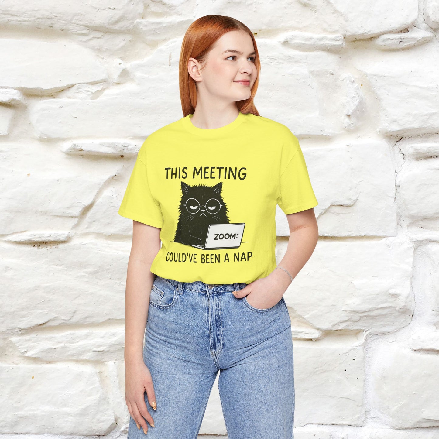 "This Meeting Could've Been a Nap" | Sarcastic Cat T-Shirt | Nunu&Miao Studio - Nunu&Miao Studio