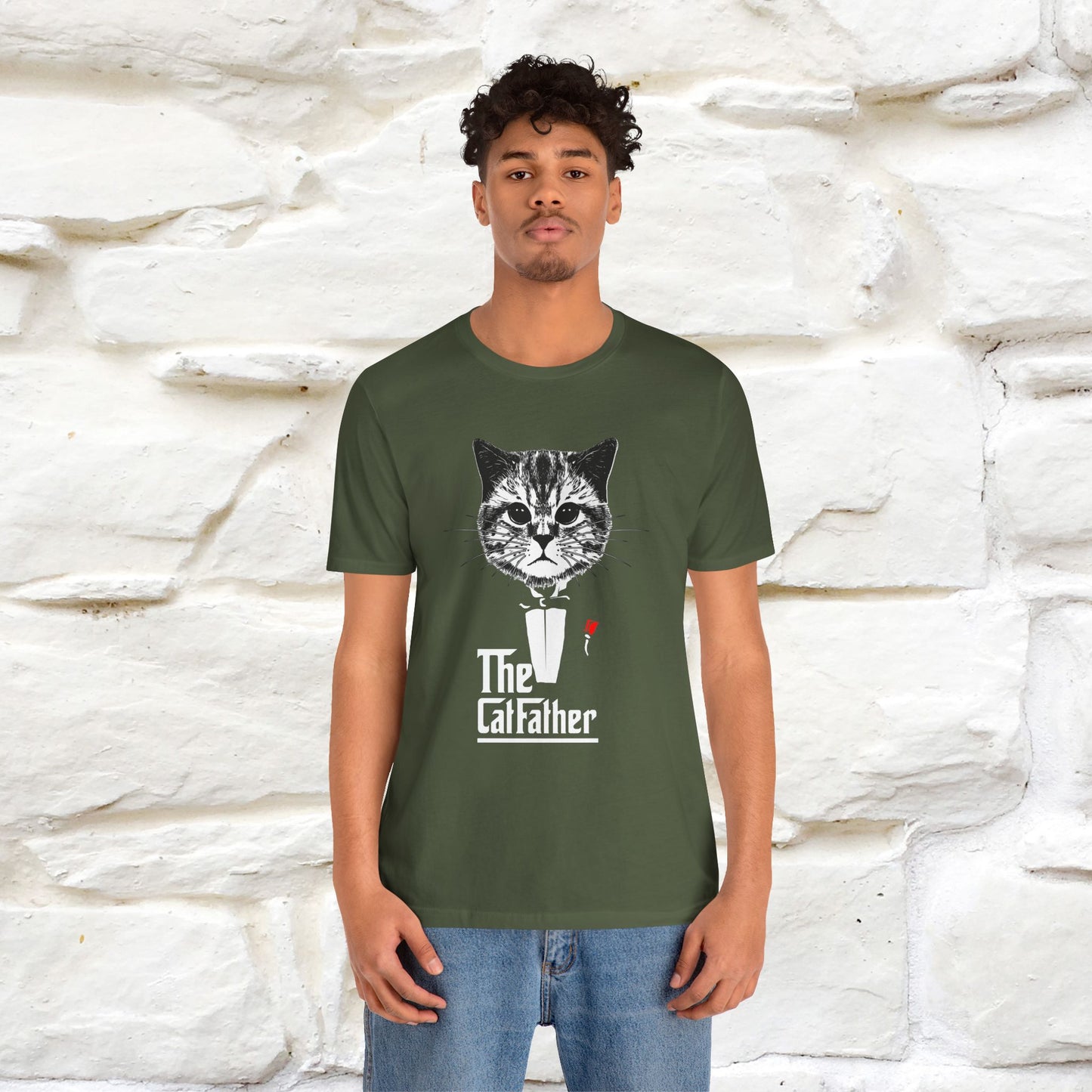 ''The Cat Father T-Shirt''| Iconic Cat Lover Tee | Nunu&Miao Studio - Nunu&Miao Studio
