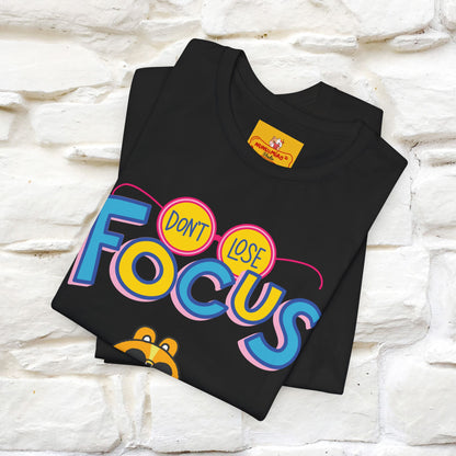 ''Don’t Lose Focus'' Cat T-Shirt | Nunu&Miao Studio - Nunu&Miao Studio