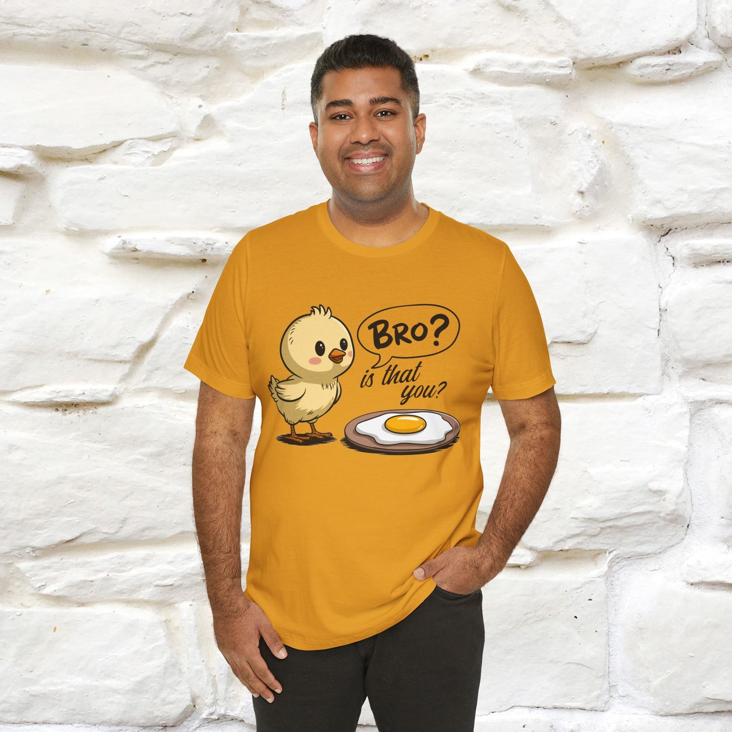 "Bro Is That You?" Funny Chicken T-shirt |Nunu&Miao Studio - Nunu&Miao Studio