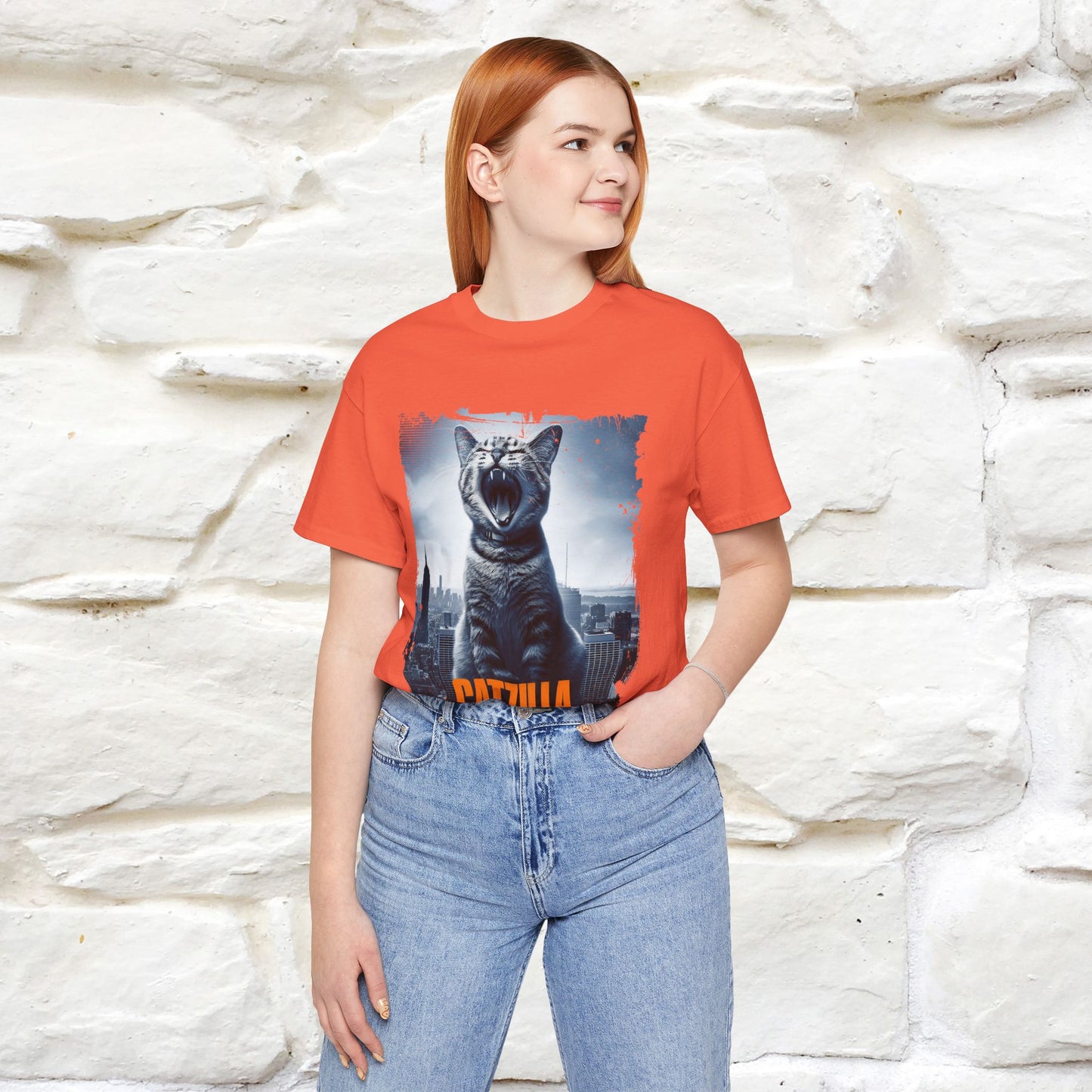 Catzilla T-Shirt | Cat T-Shirt | Nunu&Miao Studio - Nunu&Miao Studio
