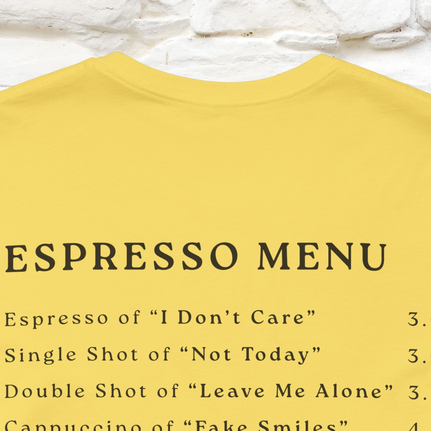 "More Espresso Less Depresso" |Cat T-Shirt | Nunu&Miao Studio - Nunu&Miao Studio