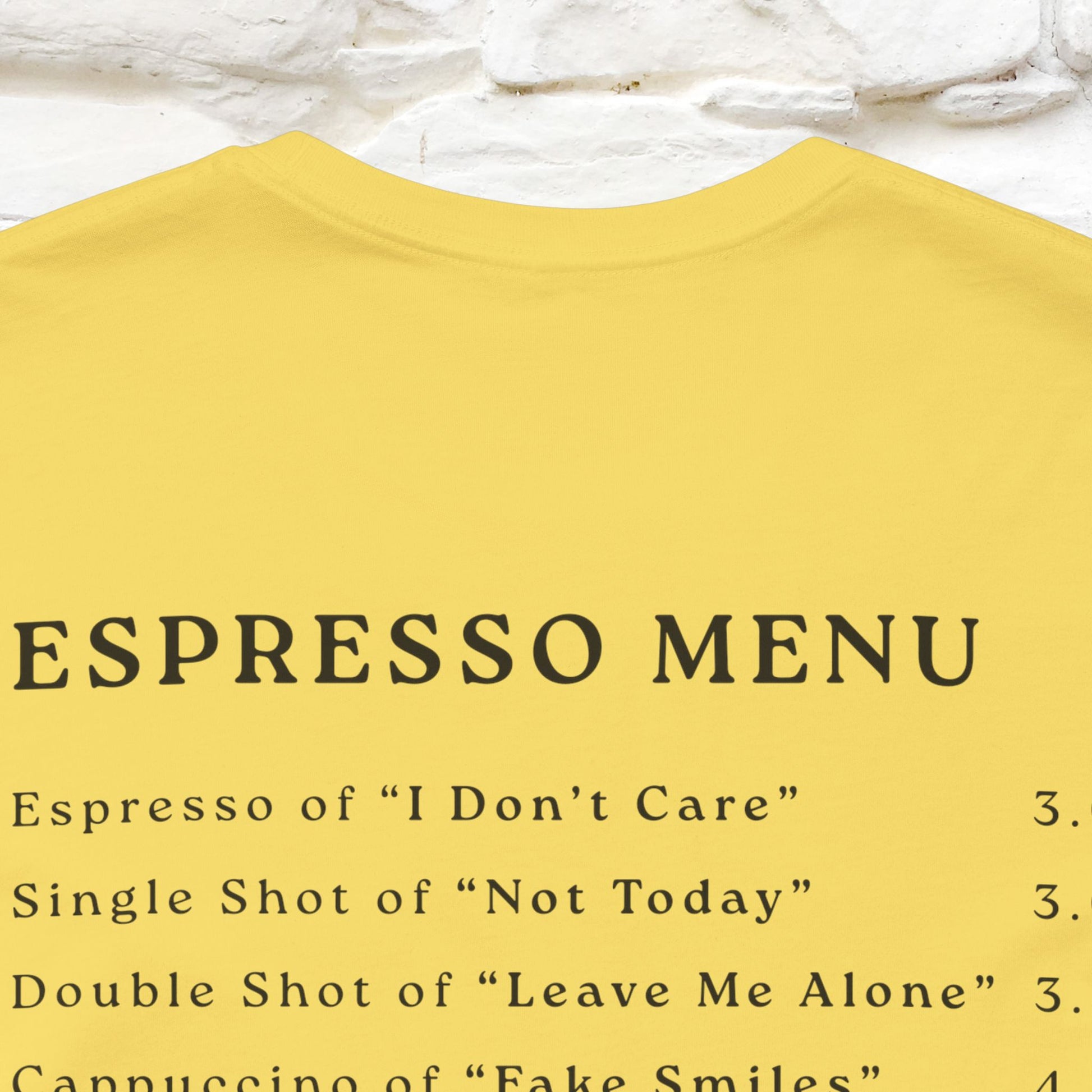 "More Espresso Less Depresso" |Cat T-Shirt | Nunu&Miao Studio - Nunu&Miao Studio