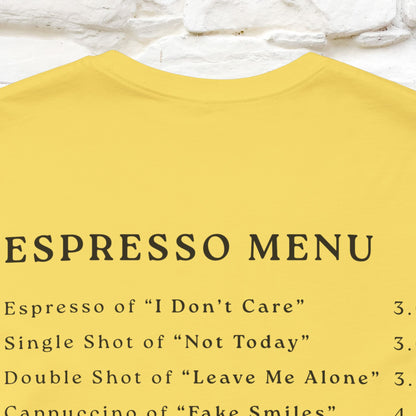 "More Espresso Less Depresso" |Cat T-Shirt | Nunu&Miao Studio - Nunu&Miao Studio