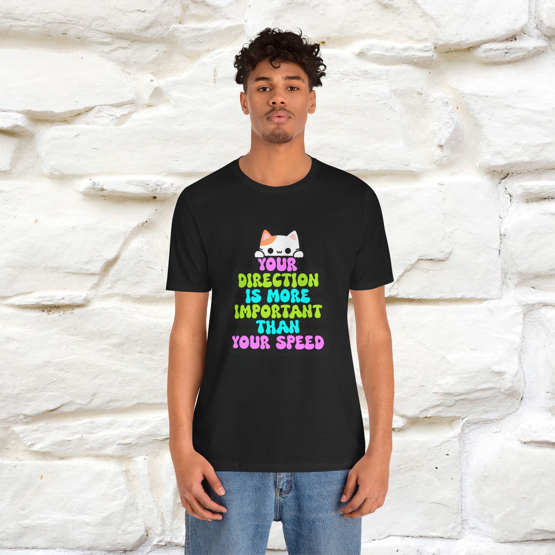 "Your Direction Is More ..." |  Cat T-shirt | Nunu&Miao Studio - Nunu&Miao Studio