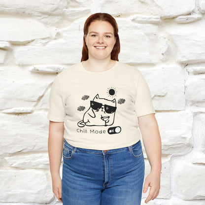 ''Chill Mode on'' Cat T-Shirt | Nunu&Miao Studio