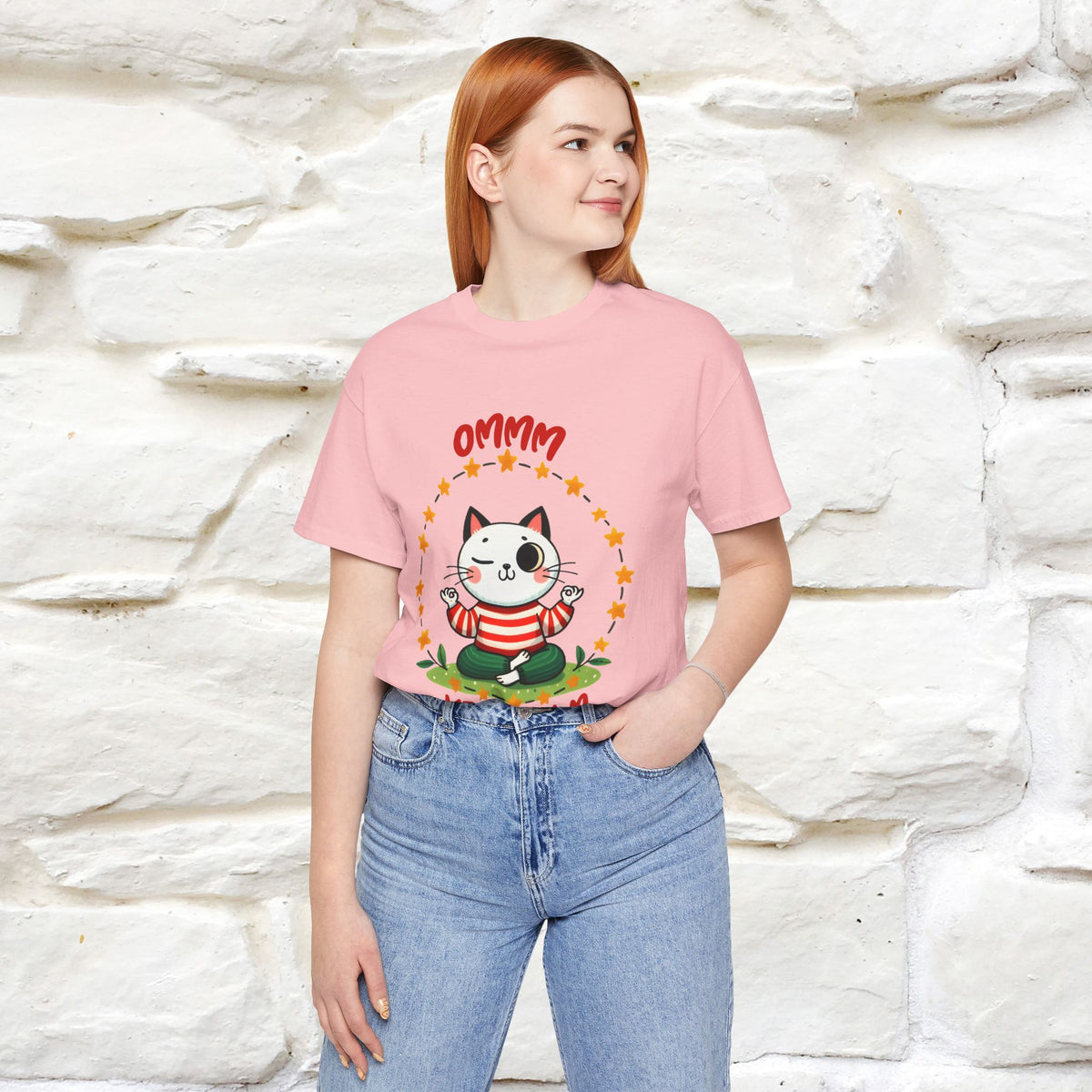 ''Ommm, Keep Calm'' Cat T-Shirt | Nunu&Miao Studio