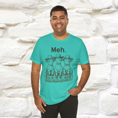 "Meh" Cute T-shirt |Nunu&Miao Studio - Nunu&Miao Studio