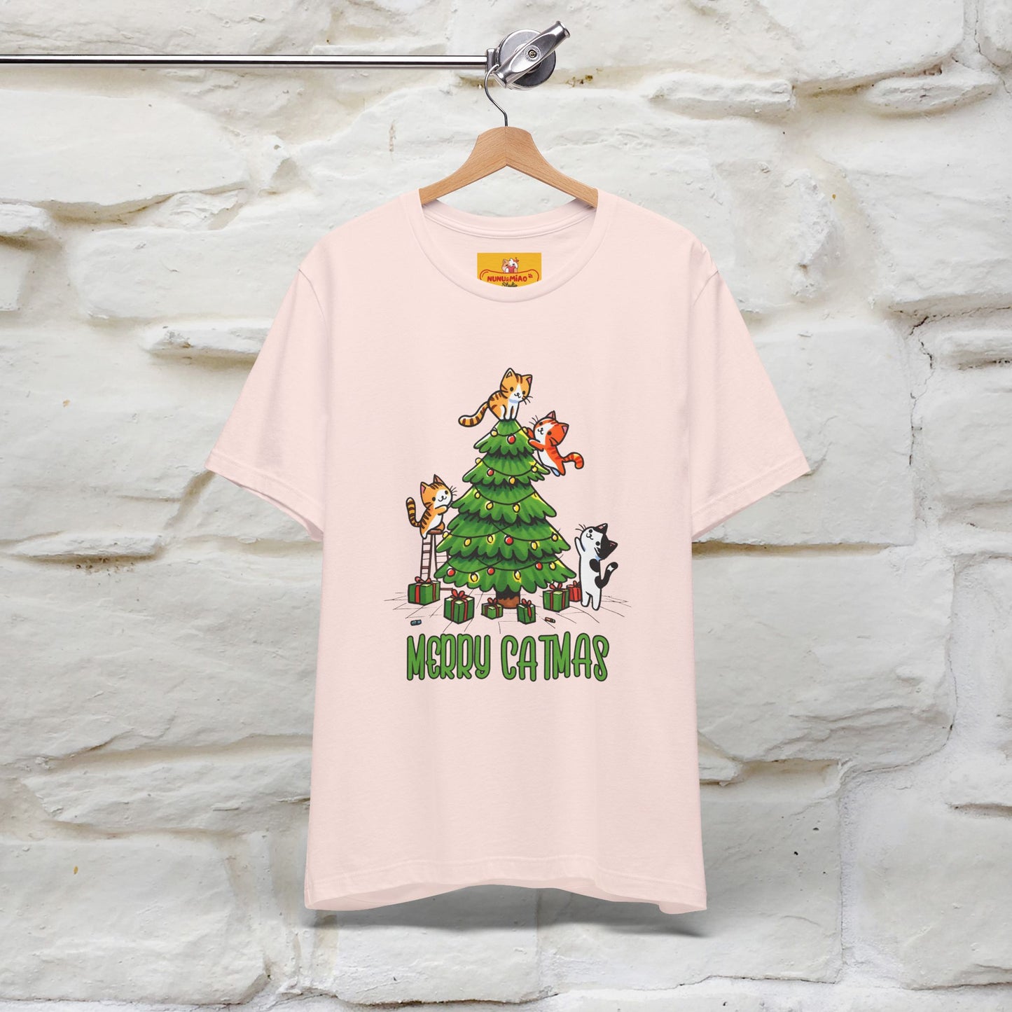 ''Merry Catmas'' | Cattitude Christmas Tee| Nunu&Miao Studio - Nunu&Miao Studio