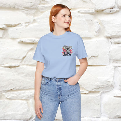 "Donut Judge Me " |Funny  T-Shirt | Front & Back Design | Nunu&Miao Studio - Nunu&Miao Studio