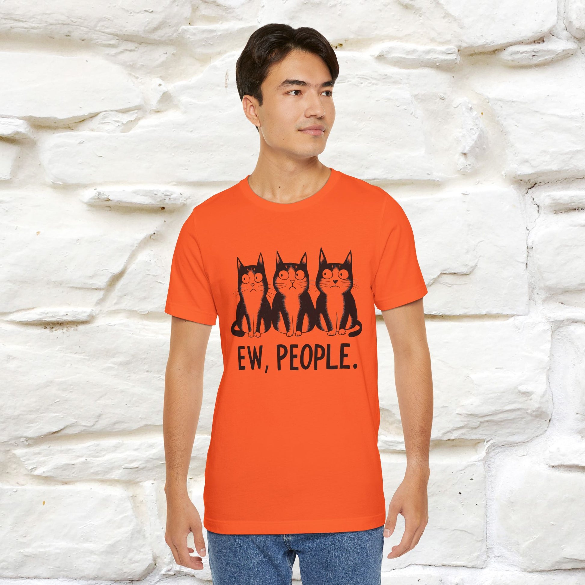 Ew, People | Funny Cat T-Shirt | Nunu&Miao Studio - Nunu&Miao Studio