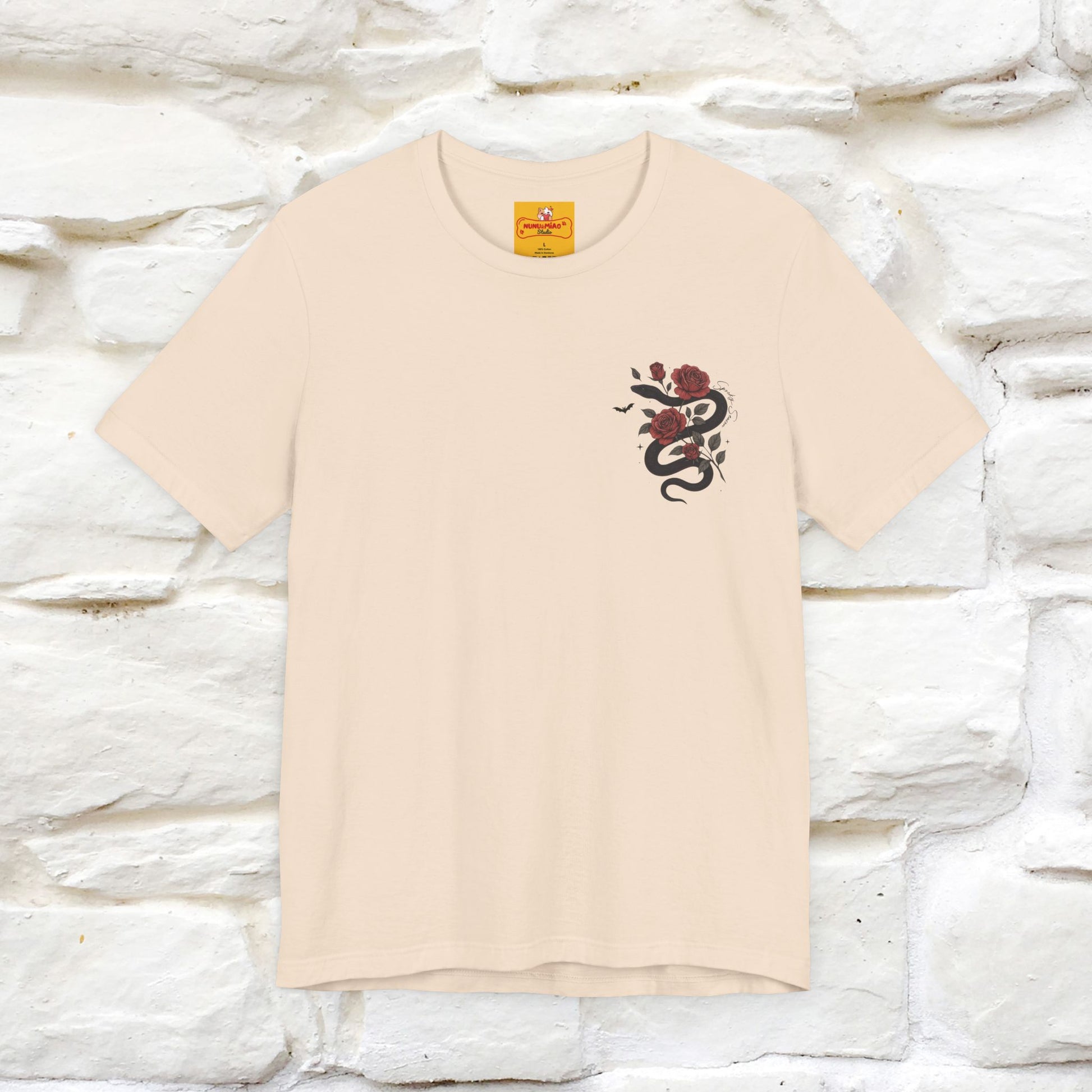 "The Rose and The Snake " Halloween T-shirt |Nunu&Miao Studio - Nunu&Miao Studio