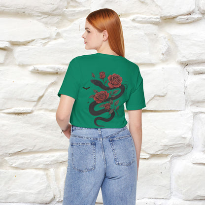 "The Rose and The Snake " Halloween T-shirt |Nunu&Miao Studio - Nunu&Miao Studio