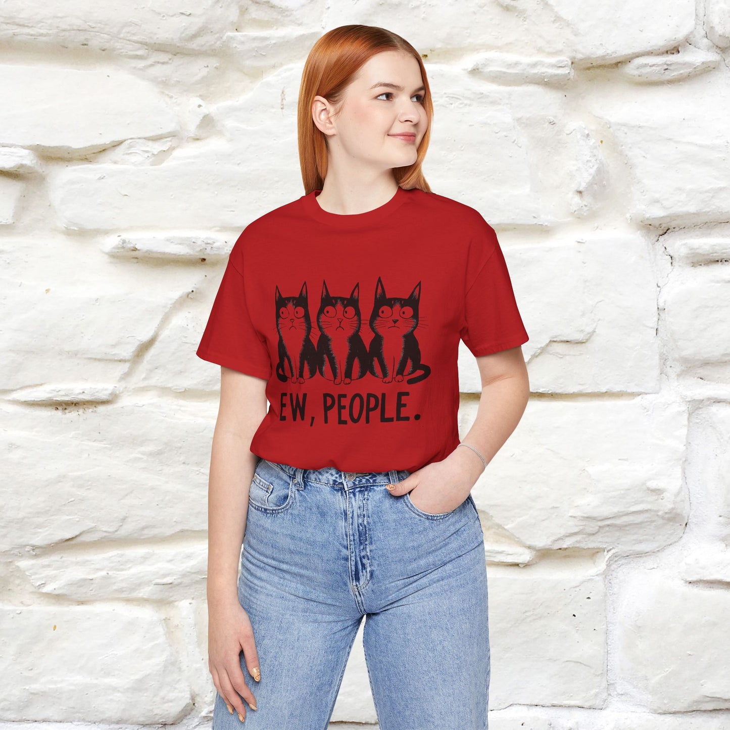 Ew, People | Funny Cat T-Shirt | Nunu&Miao Studio - Nunu&Miao Studio